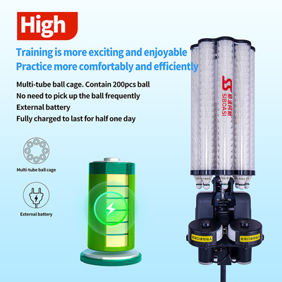 Πολυλειτουργικό SIBOASI B5 Badminton Shuttlecock Feeder Machine Smart Badminton Shooting Machine για εκπαίδευση
