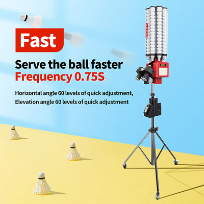 Πολυλειτουργικό SIBOASI B5 Badminton Shuttlecock Feeder Machine Smart Badminton Shooting Machine για εκπαίδευση
