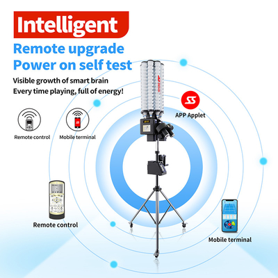 SIBOASI B7 Badminton Shuttlecock Feeder Machine Smart Badminton Shooting Machine για την εκπαίδευση