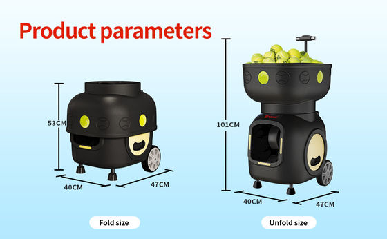 SIBOASI T5 APP Control Mini Shooting Tennis Machine Ball για την εκπαίδευση