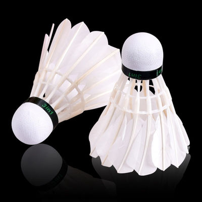 3 φτερό Shuttlecock σκηνικών χήνων με το κεφάλι του Κορκ φύλλων φίμπερ